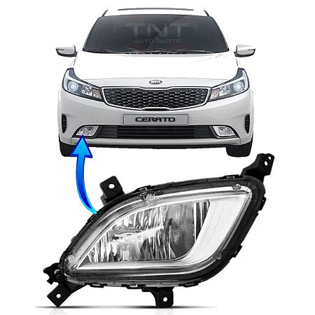 Farol Milha Neblina Auxiliar Direito Cerato 2017 2018 2019