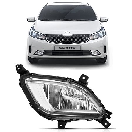 Farol Milha Neblina Auxiliar Esquerdo Cerato 2017 2018 2019
