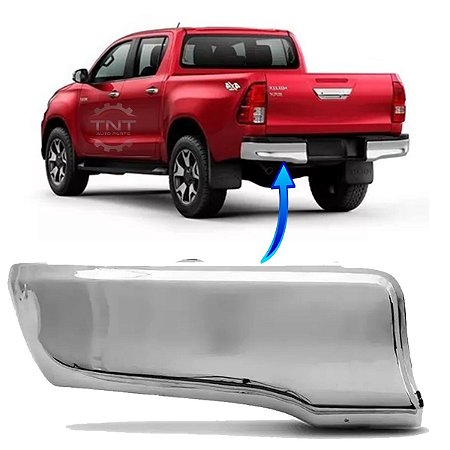 Ponteira Lateral Esquerda Parachoque Traseiro Hilux 2016-22