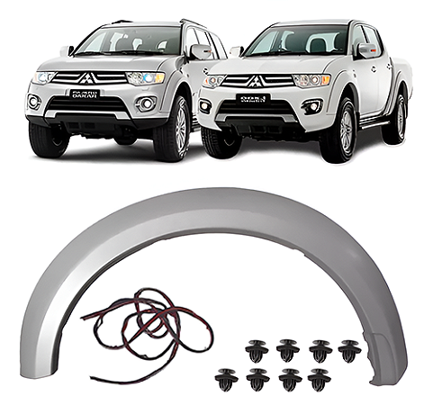Friso Paralama Diant Esquerdo L200 Triton 2013/ Pajero Dakar