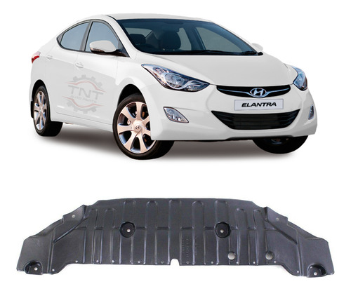 Defletor Inferior Parachoque Protetor Cárter Inferior Elantra 2012 á 2016