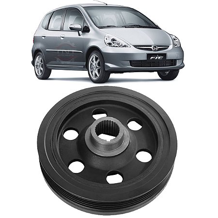 Polia Virabrequim Honda Fit 1.4 1.5 2003 2004 2005 2006 2007 2008