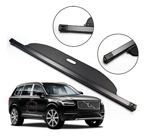 Bagagito Esteira Cortina Porta Malas Xc-90 XC90 2015 á 2023 Preto