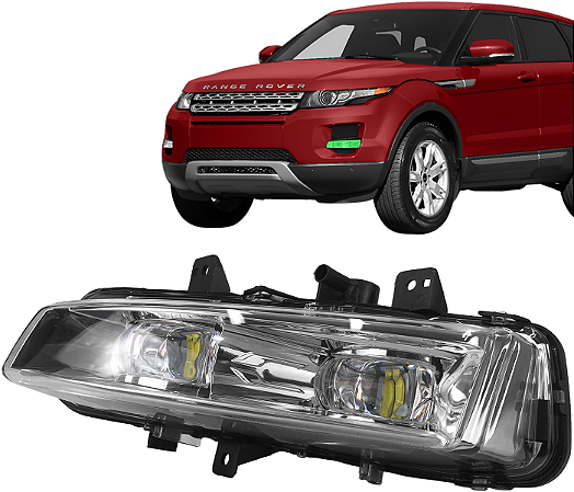 Farol Milha Neblina LED Esquerdo Evoque 2012 2013 2014 2015