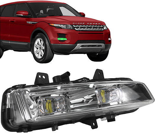 Farol Milha Neblina LED Direito Evoque 2012 2013 2014 2015