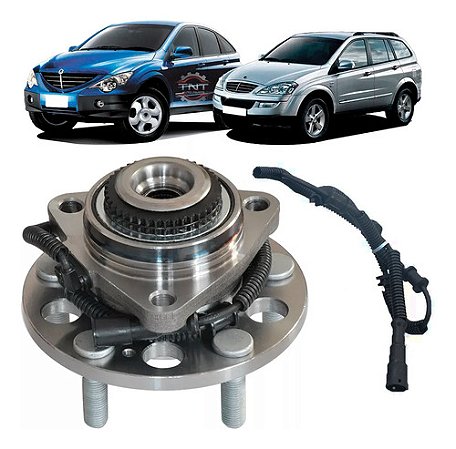 Cubo Roda Rolamento Dianteiro C/ Sensor Abs Actyon Kyron Rexton