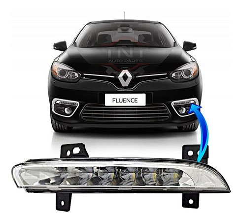 Farol Milha Neblina Diurno Drl Esquerdo Fluence 2015 a 2018