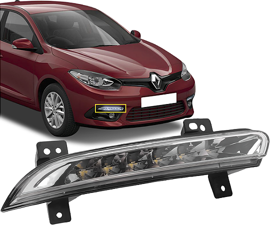 Farol Milha Neblina Diurno Drl Direito Fluence 2015 a 2018
