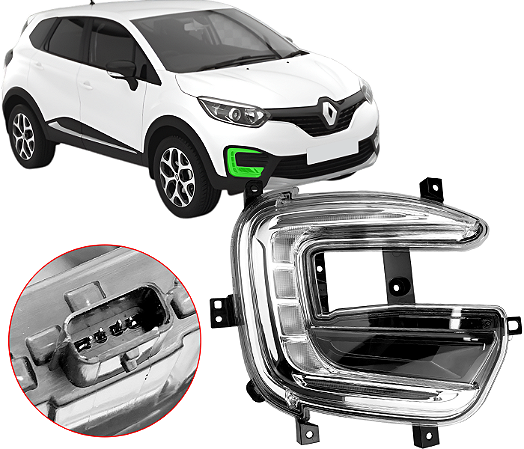Farol Milha Direito Renault Captur 2017 á 2021