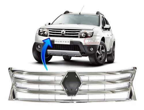 Grade Cromada Dianteira Renault Duster 2012 á 2015