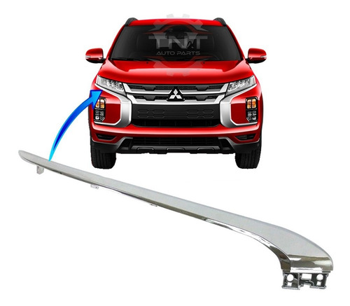 Friso Cromado Superior Direito Outlander Sport 2020 2021 2022