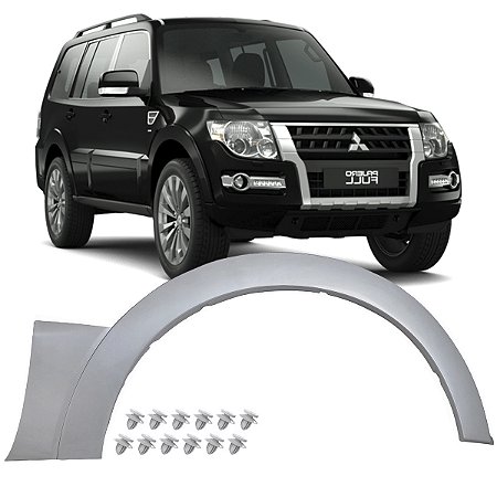 Friso Moldura Aplique Alargador Paralama Dianteiro Direito Pajero Full 2008 a 2019