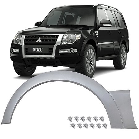 Friso Moldura Aplique Alargador Paralama Dianteiro Esquerdo Pajero Full 2008 a 2019
