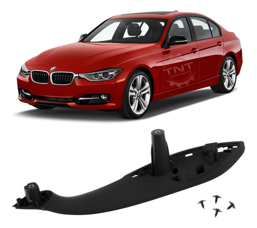 Puxador Porta Traseira Esquerda 320i 328i F30 Preto 2013 a 2019