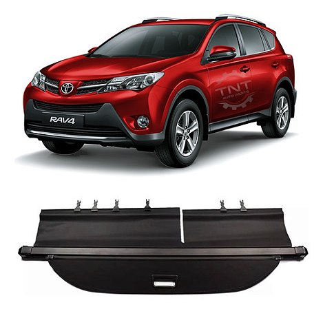 Bagagito Esteira Cortina Porta Malas Rav4 2013 a 2019 Preto
