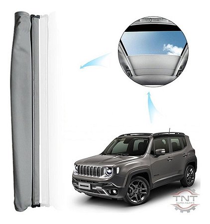 Cortina Persiana Teto Solar Renegade 2014 a 2022 Cor Cinza