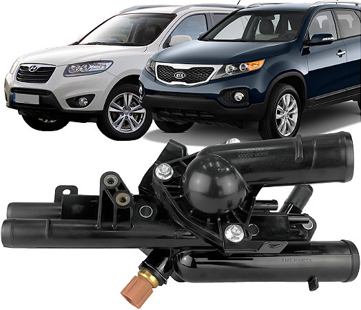 Carcaça Válvula Termostática Kia Sorento 2.4 16v 2009 a 2013 Santa Fé 2.4