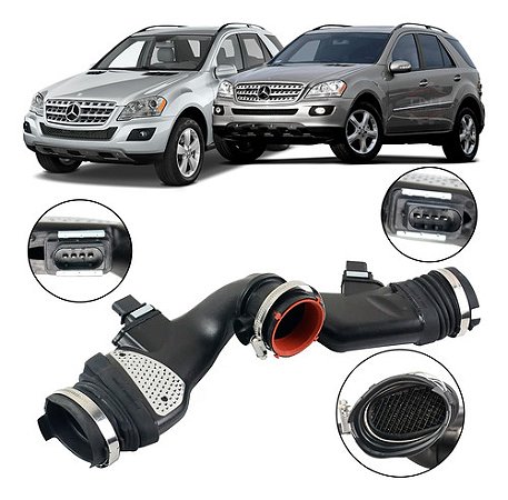 Mangueira Duto Tubo Admissão Motor Turbo C /Sensores Ml320 Ml350 Glk