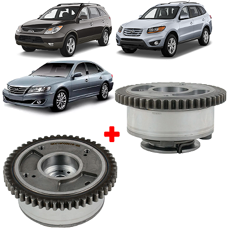 PAR POLIA COMANDO HYUNDAI AZERA SORENTO SANTA FÉ