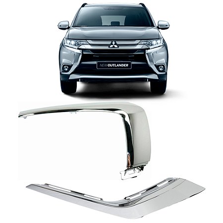 Kit 2 Friso Moldura Cromada Outlander 2016 2017 2018 Direita