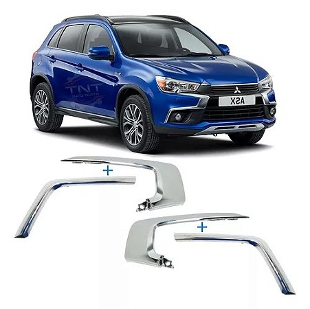 Kit 4 Frisos Cromado Asx 2017 2018