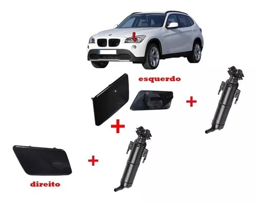 Kit Bomba E Tampa Esguicho Bmw X1 2009 á 2015 PAR Completo