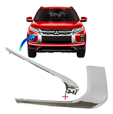 Kit Friso Cromado Direito Outlander Sport 2020 2021 2022