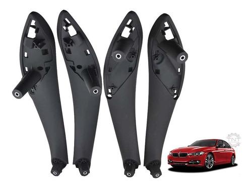 Kit Jogo Puxador Porta Bmw 320i 328i F30 Preto
