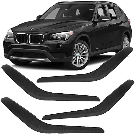 KIT Jogo Puxador Porta Bmw X1 2009 á 2015 Preto