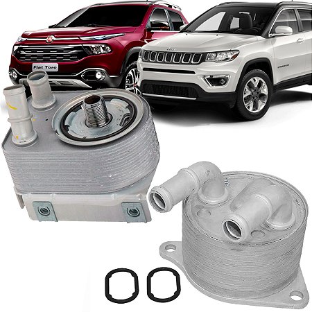 KIT RADIADOR ÓLEO CAMBIO E MOTOR COMPASS 2.0 / Toro 2.4