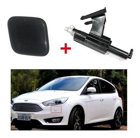 Kit Tampa e Bomba Esguicho Ford Focus 2014 á 2021 Esquerdo