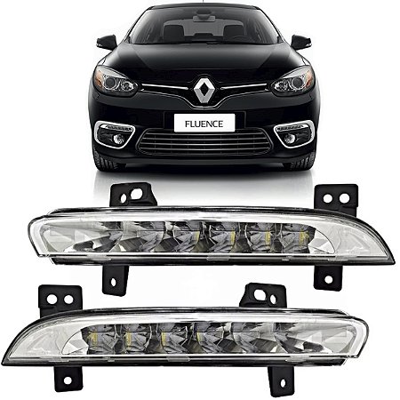 Par Farol Milha Neblina Led DRL Fluence 2015 a 2018