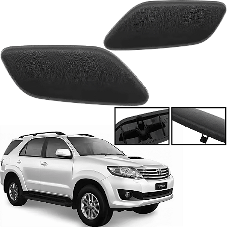 Par Tampa Esguicho Farol Parachoque Hilux Sw4 2012 á 2015