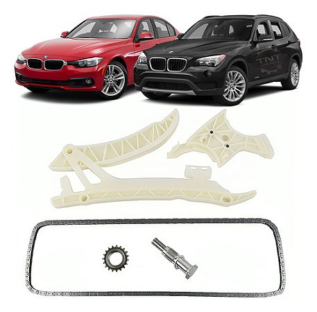 Kit Corrente Guia Comando Bmw 120i 130i 320i 328i X1 2.0 Turbo N20