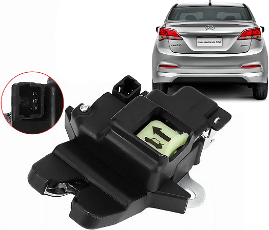 Fechadura Tampa Traseira Hb20 Sedan Elétrica 2013 a 2019