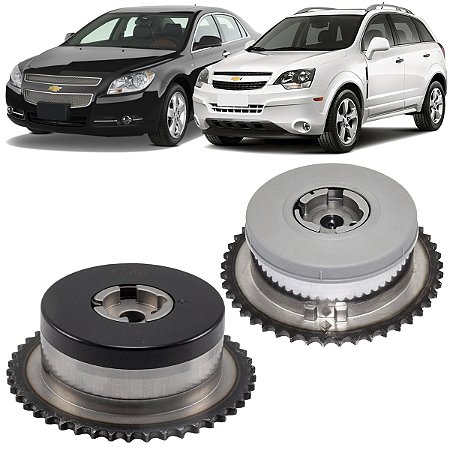 PAR POLIA ADMISSÃO E ESCAPE CAPTIVA Malibu 2.4 16V 2008-2010