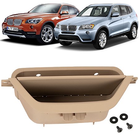 Puxador Porta Dianteira Esquerda Bmw X3 X4 2010 á 2016 Bege