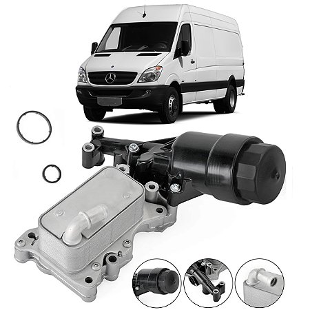 Radiador Resfriador Óleo Trocador Calor Sprinter 311 313 415 515 2.2 2012 a 2019