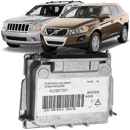 Módulo Reator Xênon Farol Volvo Xc60 Citroen C4 Bmw 120i 125i Cherokee