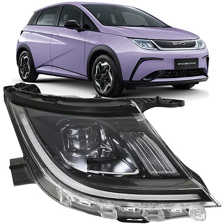 Farol Dianteiro Direito Byd Dolphin 2024 2025 2026