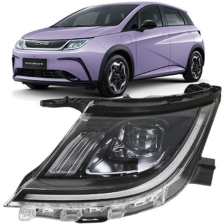 Farol Dianteiro Esquerdo Byd Dolphin 2023 2024