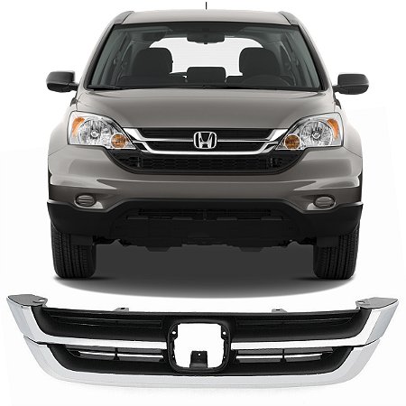 Grade Superior Com Cromado Crv 2010 2011