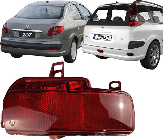 Lanterna Peugeot 207 Sedan SW Refletor Traseiro Direito
