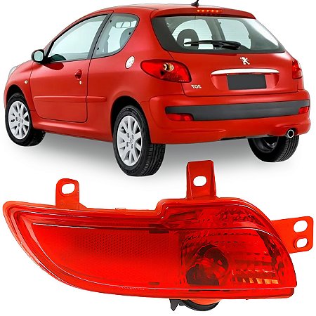 Lanterna Refletor Traseiro Esquerdo Peugeot 207 Hatch