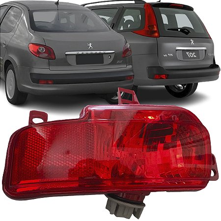 Lanterna Refletor Traseiro Esquerdo Peugeot 207 Sedan SW