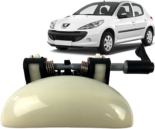 Maçaneta Porta Traseira Esquerda Peugeot 206 207 1999 a 2014