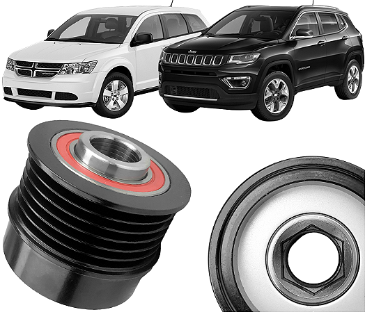 Polia Alternador Roda Livre Journey Freemont Legacy Outback