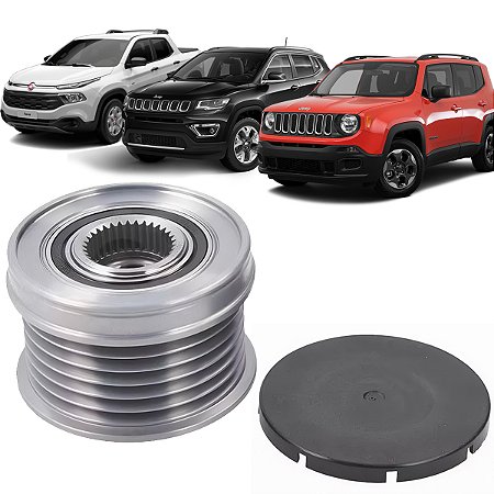 Polia Roda Livre Alternador Renegade Toro Compass 2.0 16v