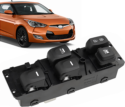 Botão Vidro Elétrico Veloster 2012 2013 Dianteiro Esquerdo
