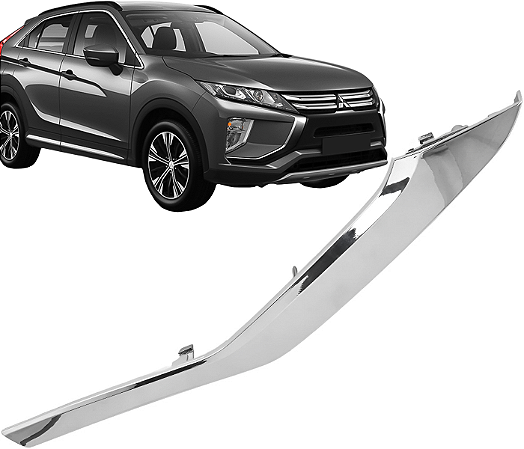 Friso Cromado Inferior Direito Eclipse Cross 2018 a 2021